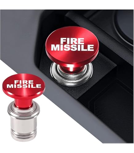 custom car cigarette lighter Amazon.com: DACIRTY Car Cigarette Lighter, Personalized FIRE Missile Alloy 12V  Cigarette Lighter Socket, Repair and Modification Accessories, Suitable for  Most Cars and Motorcycles (Red) : Automotive