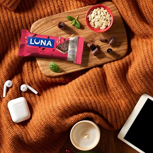 LUNA BAR – VARIETY PACK – 6 FLAVORS – GLUTEN FREE SNACK BARS – NON-GMO – PROTEIN BARS – MADE WITH ORGANIC OATS (12 PACK)