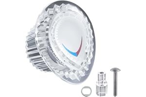 COOLFELL 1 Pack 96797 Shower Handle Replacement, Compatible with Moen Chateau Shower Trim Kit for 1225 Cartridge, Shower Knob Replacement, for Bathroom Tub and Shower, Include Screws