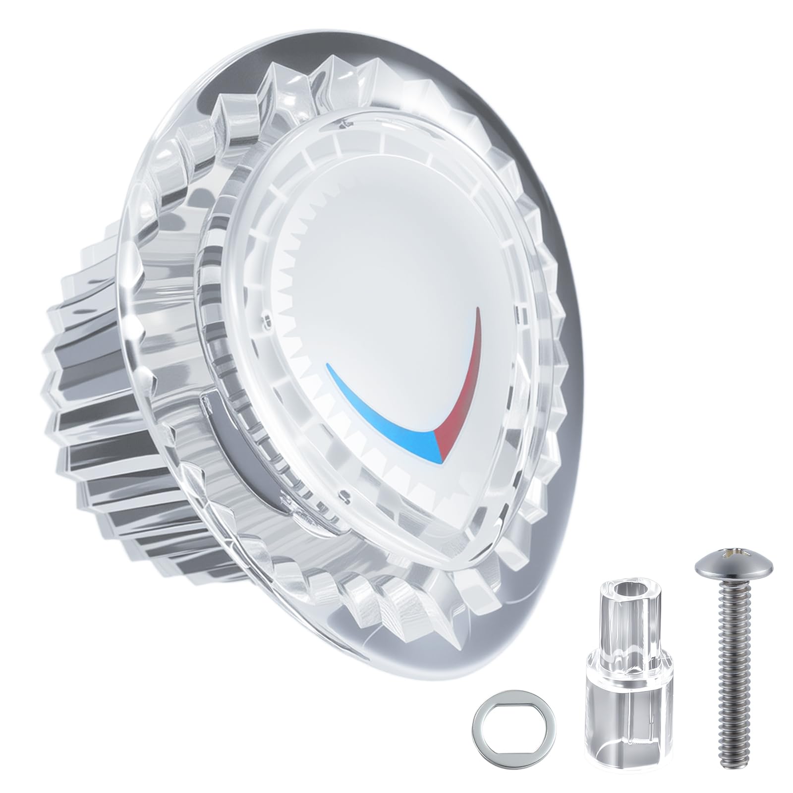 Photo 1 of 1 Pack 96797 Shower Handle Replacement, Compatible with Moen Chateau Shower Trim Kit for 1225 Cartridge, Shower Knob Replacement, for Bathroom Tub and Shower, Include Screws