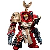 Joy Toy Warhammer 40k: Blood Angels Assault Terminator Brother Davinos - Action Figure In Scala 1/18 - 3