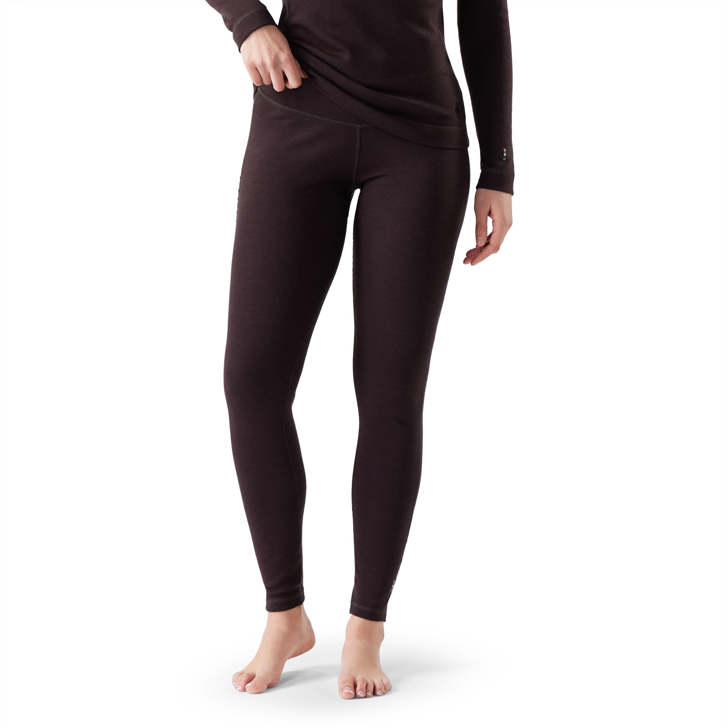 SmartWool Womens Merino 250 Base Layer Bottoms Mink Heather X-Large Inseam 30.5 Inches