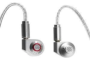 HiFiGo BGVP P05 Single Dynamic Driver in-Ear Monitors, 10mm PU+Ceramic DD IEMs in-Ear Earphones with Adjustable Tuning Filter and Interchangeable MMCX Cable (3.5mm Without mic)