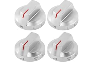 FaHuoJiuKa 4PCS DG94-03500A/Z for Sam-Sung Knob Replacement, DG94-03500V DG94-03500W Knobs Compatible with Sam-ung Electric R