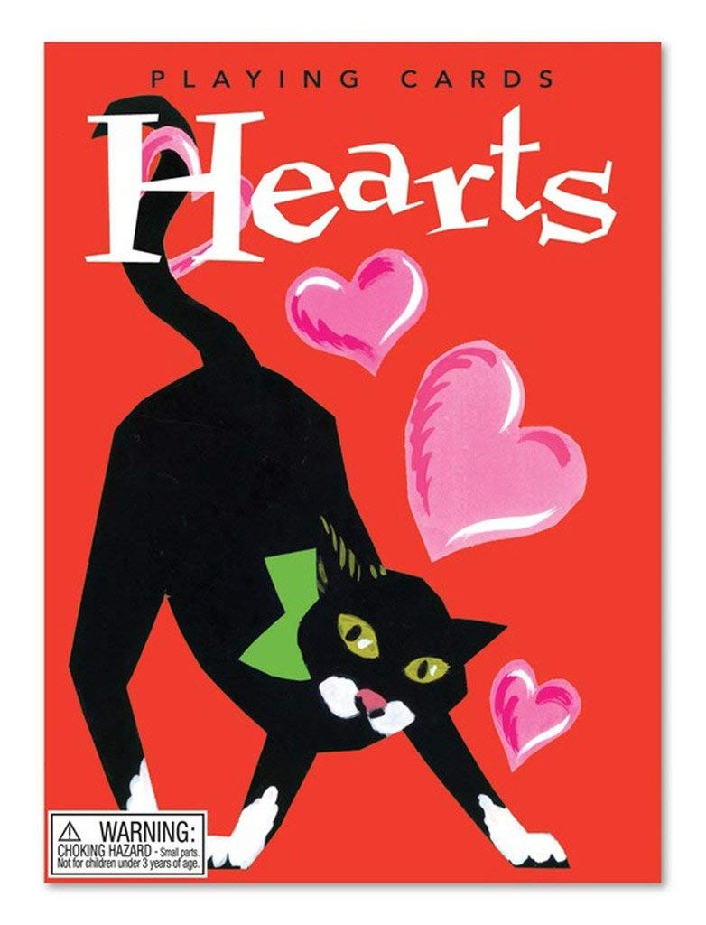eeBoo Hearts Playing Card Game