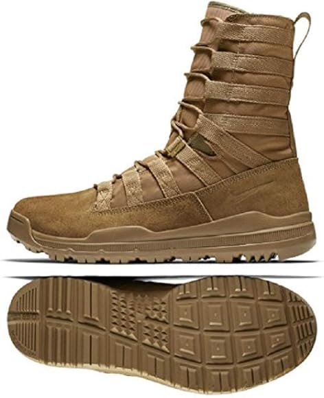 coyote tan nike boots