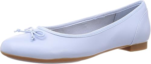 clarks flats blue