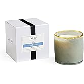 LAFCO New York Signature Candle, Sea & Dune - 15.5 oz - 90-Hour Burn Time - Reusable, Hand Blown Glass Vessel - Made in The USA