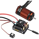 XC GL550&GL10 APP Controls Sensored Brushless Motor and FOC ESC Combo,80A Current,2-3S Lipo,6.0/7.4V BEC,IP67 Water Proof,3300KV FOC Motor,Applicable to:1/10 1/8 Crawler Off Road