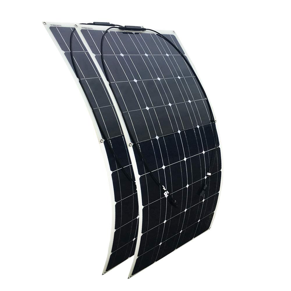 XINPUGUANG 2pcs 100W 200W Flexible Solar Panel Monocrystalline Silicon