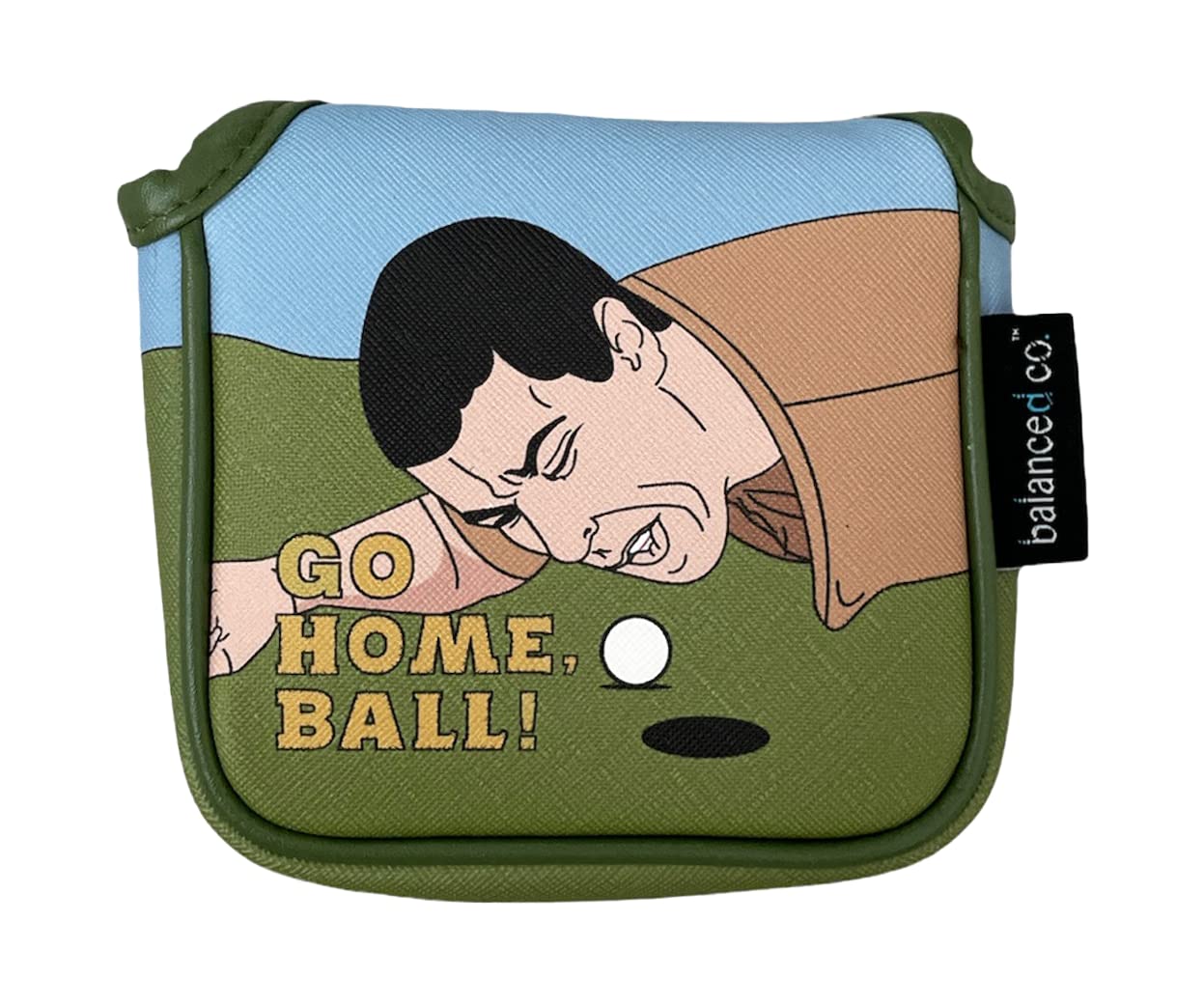 Balanced Co. Funny Golf Putter Headcover (Go Home, Ball/Mallet) — image 1