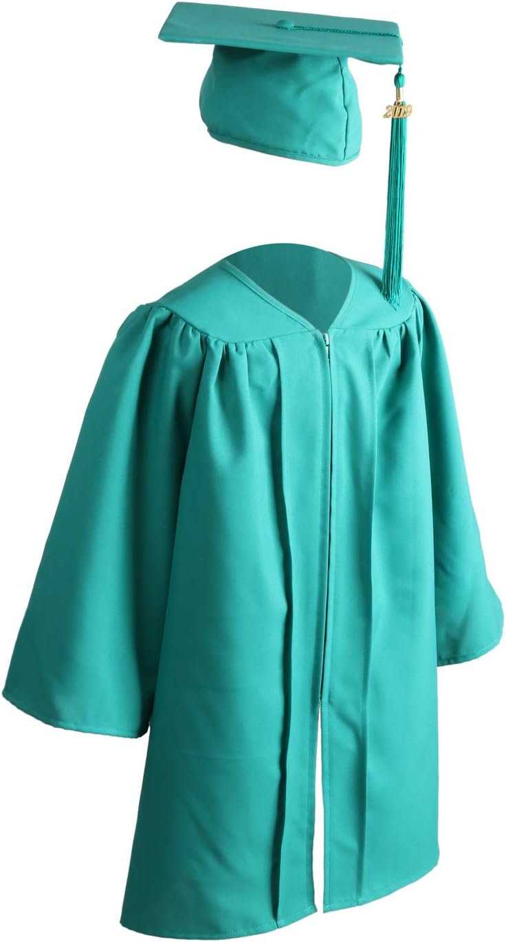OSBO GradSeason Unisex Matte Kindergarten Graduation Gown Cap Tassel Set 2020