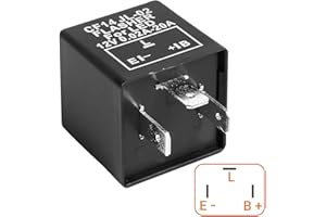 MQparts 3-Pin CF-14 CF14 EP35 12V LED Electronic Flasher Relay Fixes Motorcycle Car Turn Signal Light Bulb and Hazard Warn Hyper Blink Flash or No Flashing - Premium CF14JL-02 Part by MQparts