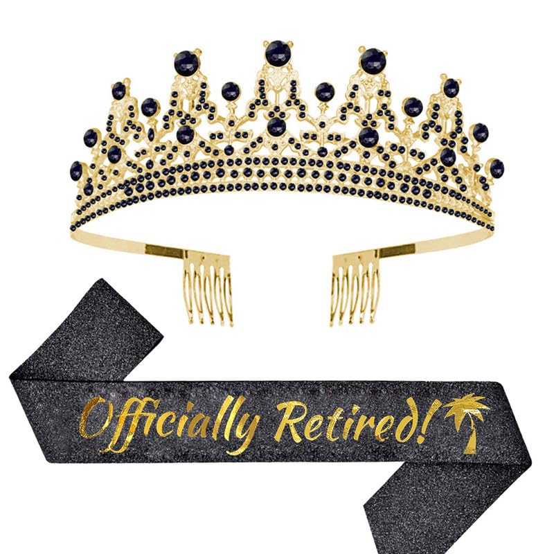 Officially Retired Sash and Tiara Set Retirement Party Crown  display picture 2