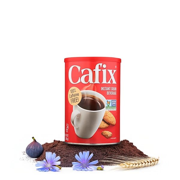 CAFIX ALL NATURAL INSTANT COFFEE SUBSTITUTE & ALTERNATIVE,...