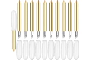 UTNVBTR 10 Pcs Premium Fine Point Blade Compatible with Cricut Maker 3/Maker/Explore 3/Explore Air 2/Air/One/Venture,Fine Point Blade for Slicing Cuts Glitter Vinyl,Cardstock,Faux,Adhesive Foil,Vellum and Etc