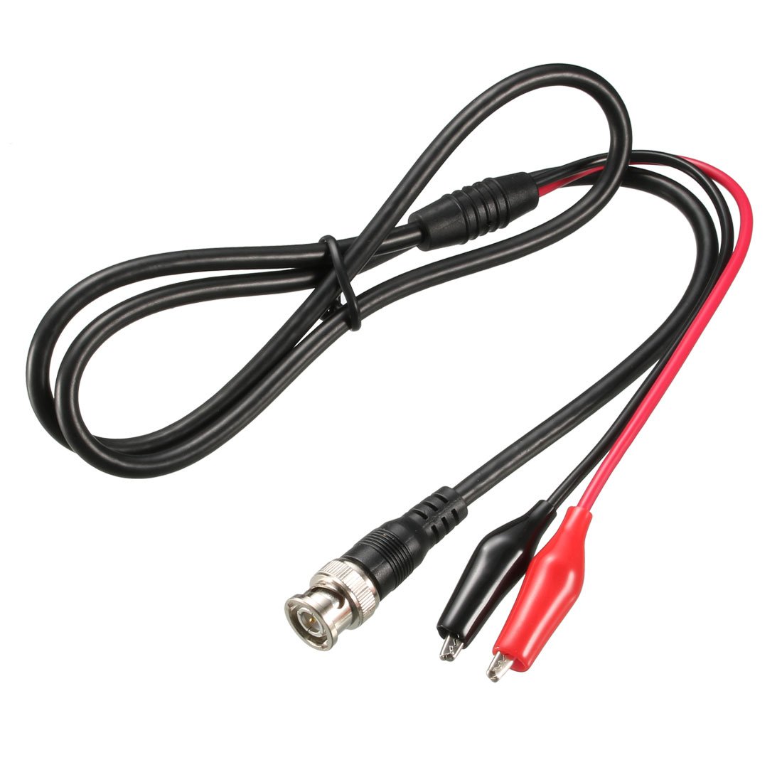 Sourcingmap BNC Test Leads BNC Male to Alligator Clip 2.5A Probe Test Lead 100cm 40 Inches