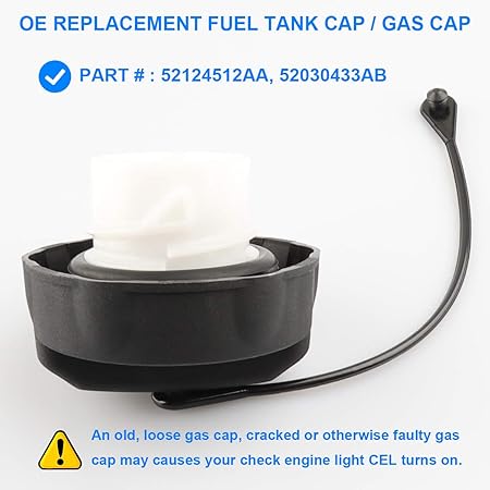 Amazon Com Gas Cap Fuel Cap Replace 52124512aa 52030433ab Compatible With Chrysler Dodge Aspen Pacifica Town And Country Voyager Caravan Durango Grand Caravan Nitro Commander Grand Cherokee Liberty Automotive