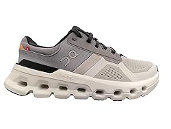 On Men's Cloudrunner 2 Sneaker, Wolf/Ivory, 11
