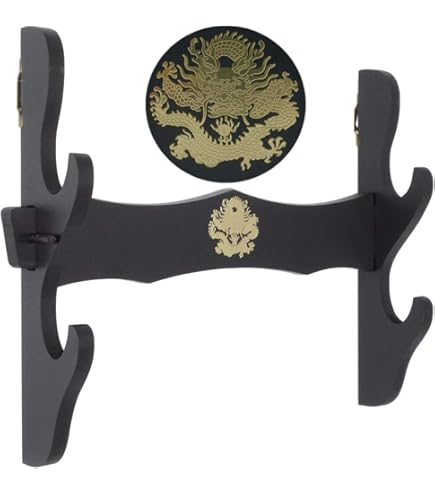 Amazon.com: MANNIFEN 劍架壁掛式- 武士架、武士刀、Wakizashi 展示架