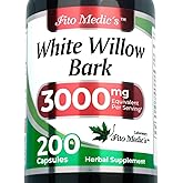 FITO MEDIC'S Lab White Willow Bark Supplement, White Willow Extract, 180 Capsules