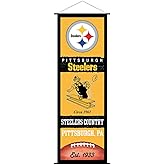 Pittsburgh Steelers Banner and Scroll Sign