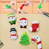 POPOYU 6Pcs Big Christmas Mochi Squishy Toys Santa Snowman Xmas Tree Candy Cane view 3