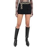 ALEXIS Women's Nita Faux Suede Skirt with Belt