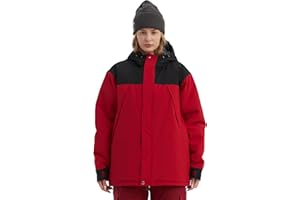 NOMADIKA Women Ski Jacket Waterproof Insulated Winter Snow Coat for Skiing Snowboarding Rain Coats Oversize Unisex