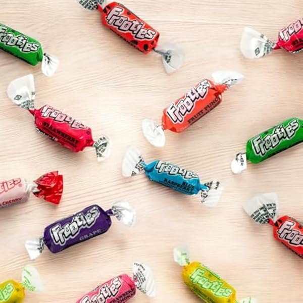 FROOTIES ASSORTED FRUIT CHEWS – 1 POUND BULK CANDY BAG – SOFT & CHEWY FRUITY CANDY MIX – GREAT FOR PARTIES, PINATAS, AND BUFFETS