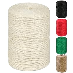PerkHomy Natural Jute Twine 600 Feet Long Colored
