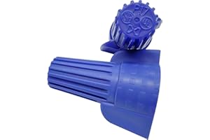 Dicio Blue Winged Wire Connectors Nuts Easy-Twist 50 PCs, UL Listed Red Wire Cap Electrical Connectors Screw-On Electrical Connector Kit 14-6 AWG for Connect Electrical Wiring