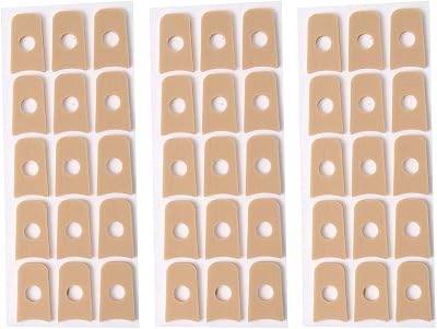 Healifty 45pc U Shape Callus Cushions Soft Foam Corn Pads Waterproof Toe Foot