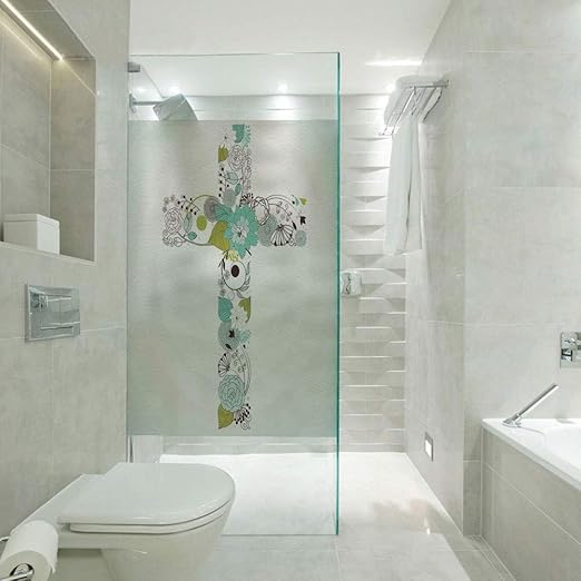 3d No Glue Static Decoration Window Film Glass Sticker Tropical Rain Forest Hohe Bambus Baume Im