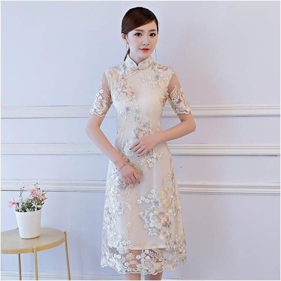 chinese collar girl dress