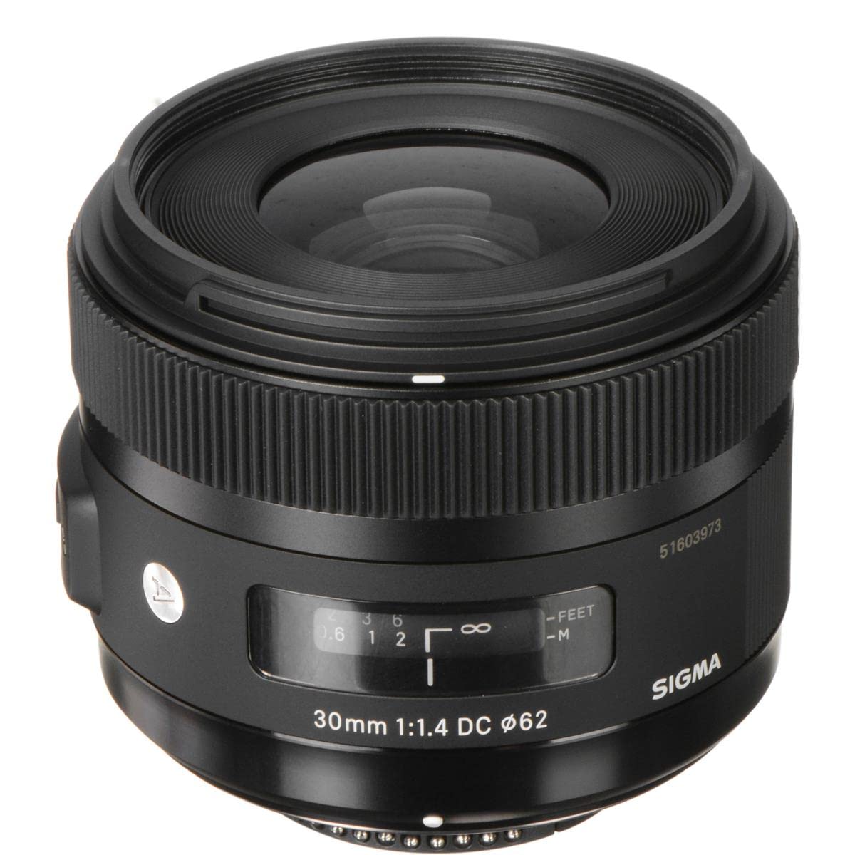 Sigma 301306 30mm f/1.4 DC HSM Fit Lens for Nikon, Black