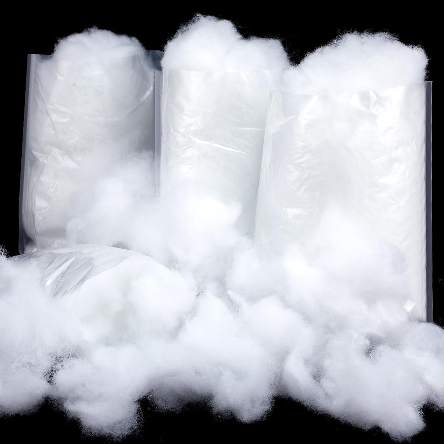 Artificial Snow - Liliful 20 Bags Christmas Fake Snow Decoration Artificial Soft Fluffy Snow Blankets Indoor Outdoor Snow Decoration for Christmas Tree Mantle Village, Total 70.5 oz