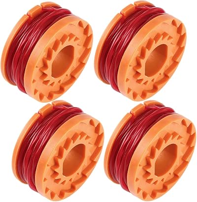 JINHENB 4 Pcs Worx Trimmer Spool Replacement Nylon Line for WA0010