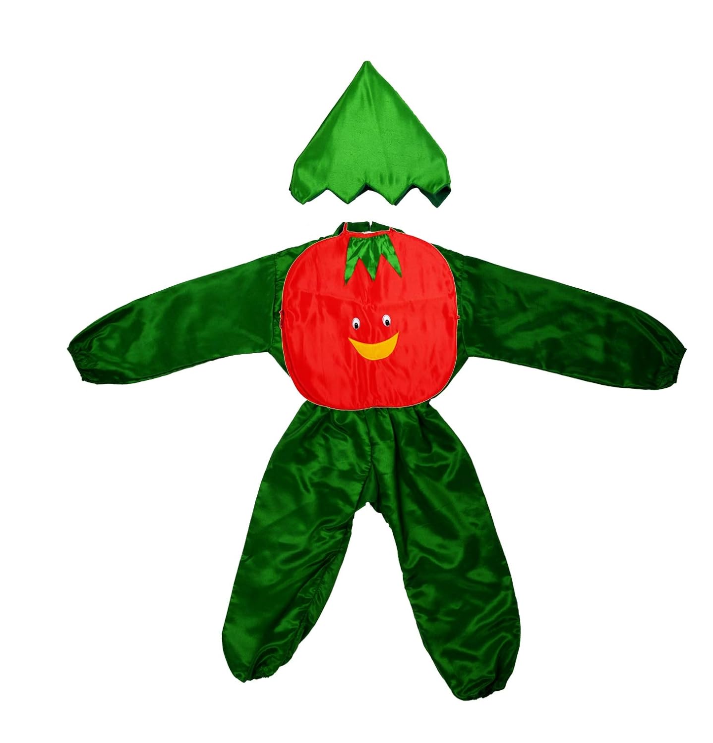 red and green jumpsuit