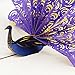 Paper Spiritz Pop up Thanksgiving Card and Envelopes 3D Peacock Wedding Invitations Card Personalised Halloween Birthday Gift Card for All Occasion ( Retro Purple, Showing Its Tail )