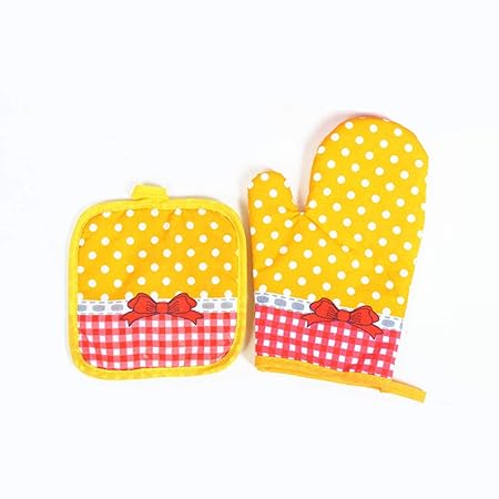 HUAXF 2 Piezas Guantes para Horno Resistentes al Calor Aislamiento ...