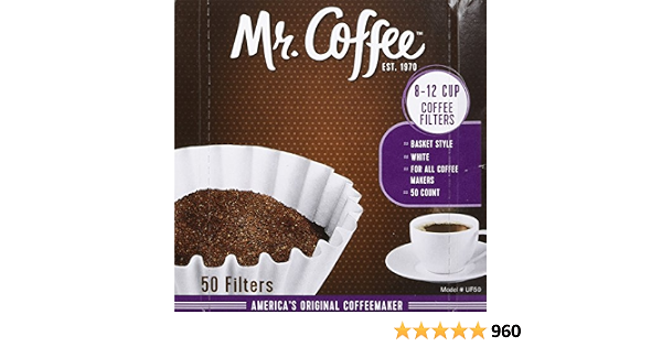 Mr. Coffee 8-12 Cup Coffee Filters 