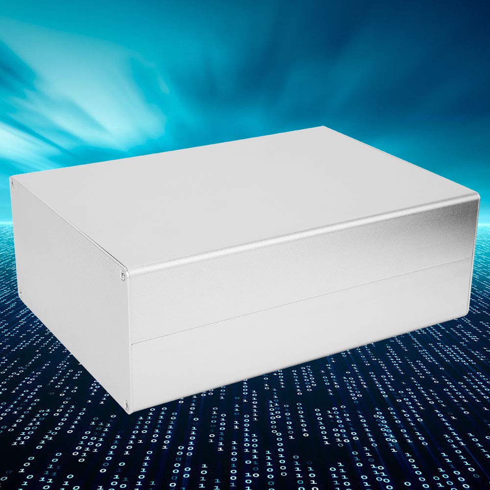 Junction Project Box Aluminum Enclosure Case Matte Silver Split Design for DIY Electronics, PCB Mounting & Heat Dissipation 80mm / 160mm / 220mm