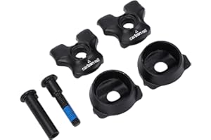 Stainless Steel Bike Seat Post Clamp, 4 Bike Seat Post Clamp Accessories | 2 Screw, 7x9mm, for Carbon Saddle Rails