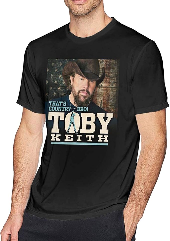TobyKeith TShirt Short Sleeve Logo Men's Graphic Novelty Cool Designs