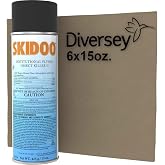 Diversey 5814919 Skidoo Institutional Flying Insect Killer II, Kills Flies, Gnats, Mosquitoes, Wasps &amp; More, Aerosol Bug Spray, 15-Ounce (Pack of 6)