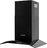 Russell Hobbs RHGCH901B 90cm Cooker Hood Black Glass Stainless 5 Function view 9