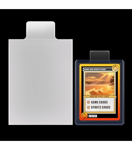 easy grip card sleeves Easy Grade Card Sleeves (100ct) for Standard Size Cards