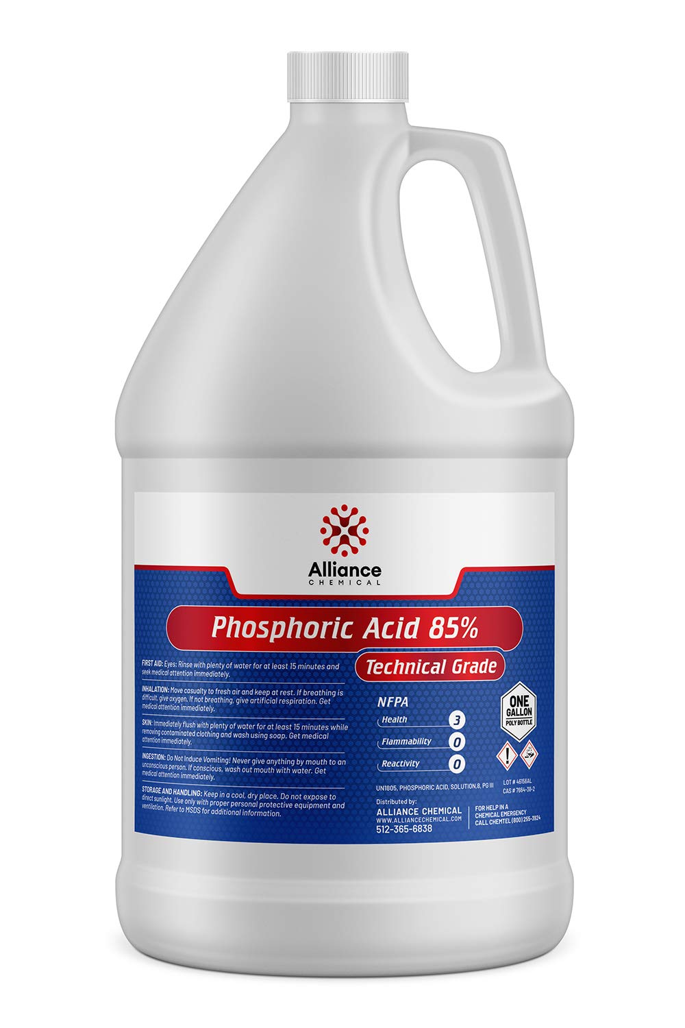 Alliance Chemical Phosphoric Acid 85%, Technical Grade - Sealed Gallon