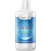 NutriNoche Liquid Colloidal Copper Supplement | 99.99% Ultra Pure Crystalline Nano Copper Particles | 30 ppm